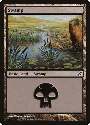 Swamp (292) card from Lorwyn