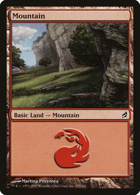Mountain (295) card from Lorwyn