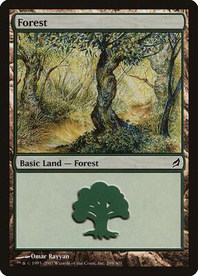 Forest (298) card from Lorwyn
