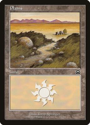 Plains (331) card from Mercadian Masques