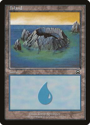 Island (335) card from Mercadian Masques