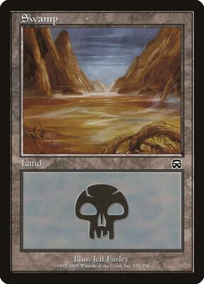 Swamp (339) card from Mercadian Masques