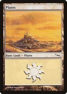 Plains (288) card from Mirrodin