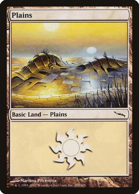 Plains (289) card from Mirrodin
