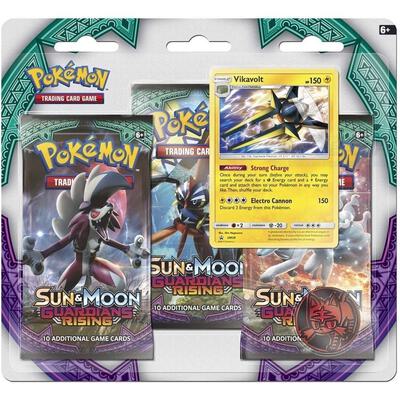 Guardians Rising 3 Pack Blister [Vikavolt] card from SM - Guardians Rising