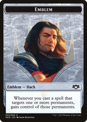 Emblem - Dack Fayden card from Mythic Edition: Ravnica Allegiance