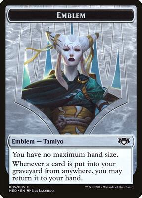 Emblem - Tamiyo, the Moon Sage card from Mythic Edition: Ravnica Allegiance