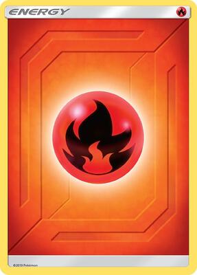 Fire Energy (2019 Unnumbered) card from SM - Team Up