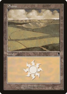 Plains (332) card from Odyssey