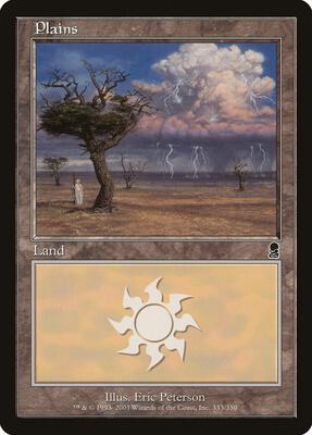 Plains (333) card from Odyssey