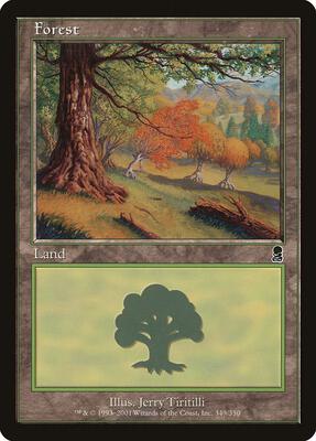 Forest (349) card from Odyssey