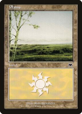 Plains (331) card from Onslaught