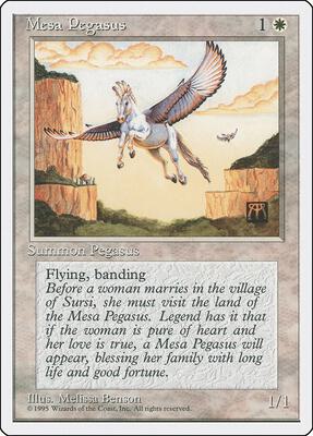 Mesa Pegasus card from Fourth Edition