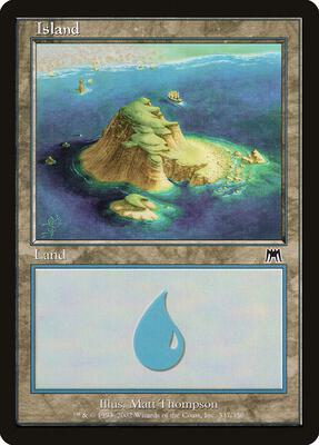 Island (337) card from Onslaught