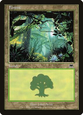 Forest (347) card from Onslaught