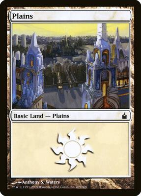 Plains (289) card from Ravnica: City of Guilds