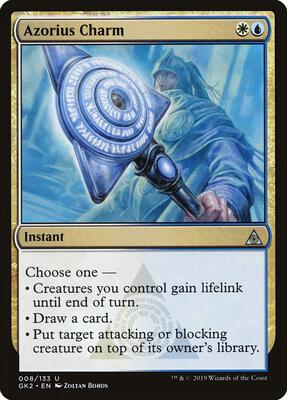Azorius Charm card from Ravnica Allegiance: Guild Kits