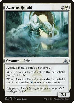 Azorius Herald card from Ravnica Allegiance: Guild Kits