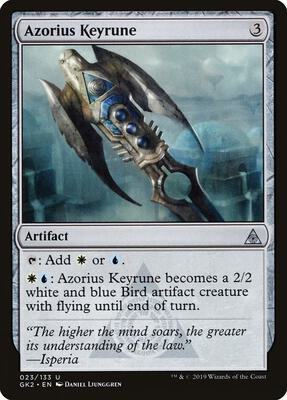 Azorius Keyrune card from Ravnica Allegiance: Guild Kits
