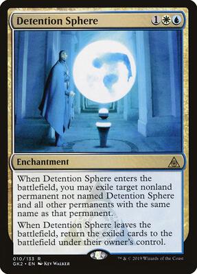 Detention Sphere card from Ravnica Allegiance: Guild Kits