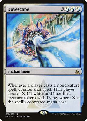 Dovescape card from Ravnica Allegiance: Guild Kits