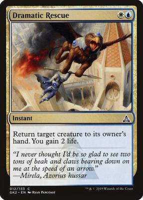 Dramatic Rescue card from Ravnica Allegiance: Guild Kits