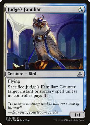Judge's Familiar card from Ravnica Allegiance: Guild Kits