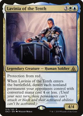 Lavinia of the Tenth card from Ravnica Allegiance: Guild Kits