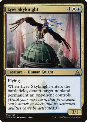 Lyev Skyknight card from Ravnica Allegiance: Guild Kits