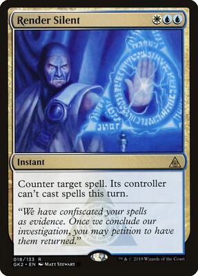 Render Silent card from Ravnica Allegiance: Guild Kits