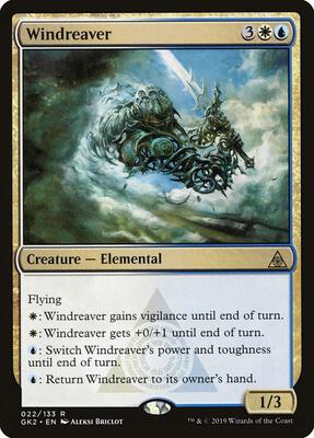 Windreaver card from Ravnica Allegiance: Guild Kits