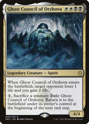 Ghost Council of Orzhova card from Ravnica Allegiance: Guild Kits
