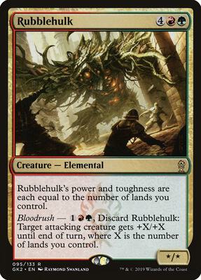 Rubblehulk card from Ravnica Allegiance: Guild Kits