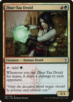 Zhur-Taa Druid card from Ravnica Allegiance: Guild Kits
