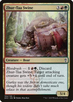Zhur-Taa Swine card from Ravnica Allegiance: Guild Kits