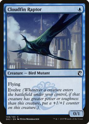 Cloudfin Raptor card from Ravnica Allegiance: Guild Kits
