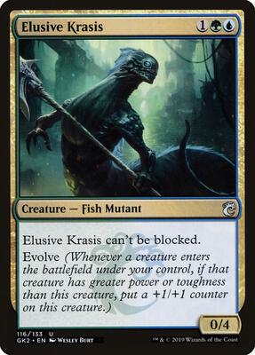 Elusive Krasis card from Ravnica Allegiance: Guild Kits