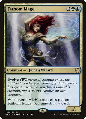 Fathom Mage card from Ravnica Allegiance: Guild Kits