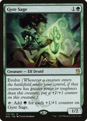 Gyre Sage card from Ravnica Allegiance: Guild Kits