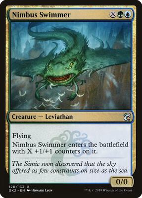 Nimbus Swimmer card from Ravnica Allegiance: Guild Kits