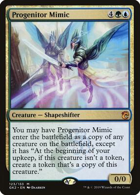 Progenitor Mimic card from Ravnica Allegiance: Guild Kits