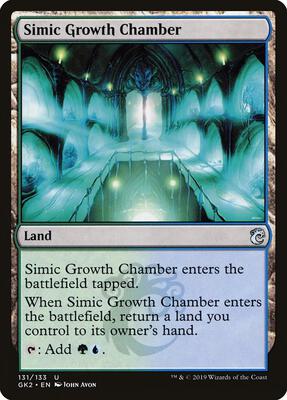 Simic Growth Chamber card from Ravnica Allegiance: Guild Kits