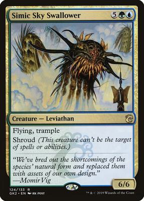 Simic Sky Swallower card from Ravnica Allegiance: Guild Kits