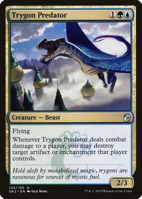 Trygon Predator card from Ravnica Allegiance: Guild Kits