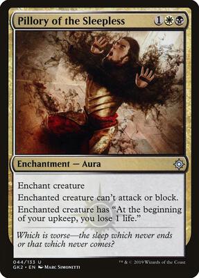 Pillory of the Sleepless card from Ravnica Allegiance: Guild Kits
