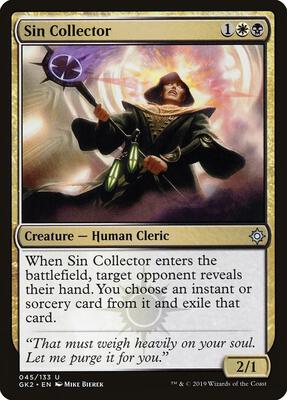 Sin Collector card from Ravnica Allegiance: Guild Kits