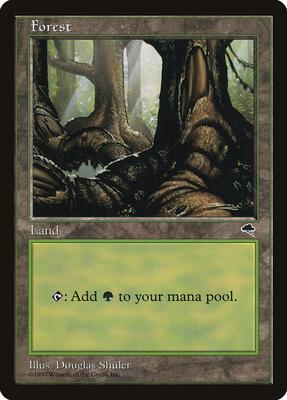 Forest (Pond) card from Tempest