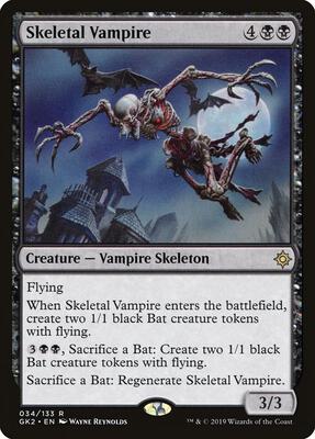 Skeletal Vampire card from Ravnica Allegiance: Guild Kits