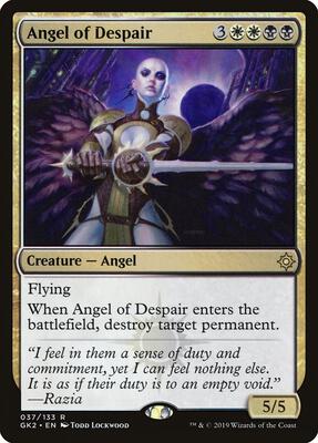 Angel of Despair card from Ravnica Allegiance: Guild Kits