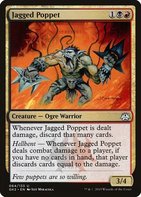 Jagged Poppet card from Ravnica Allegiance: Guild Kits